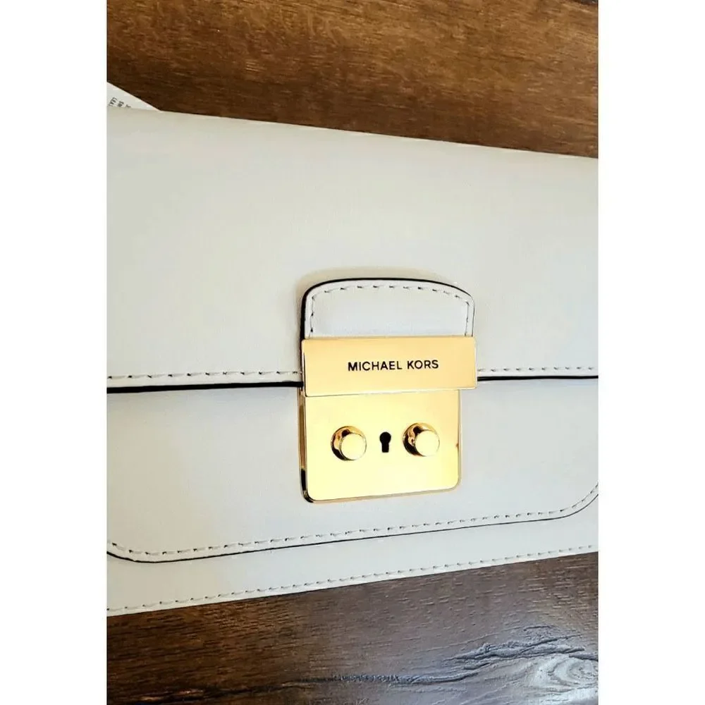 Michael Kors Sloan Editor Leather belt Bag -LT Cream